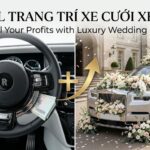Upsell dịch vụ trang trí xe hoa rước dâu cho các mẫu xe sang